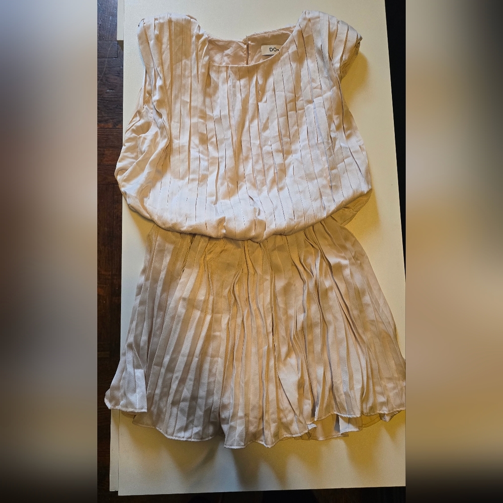 DO+BE Satin Cream Dress